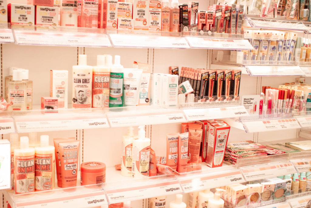 Target beauty aisle